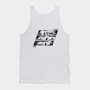 NISSAN SILVIA S15 Black 'N White Archive 2 Tank Top